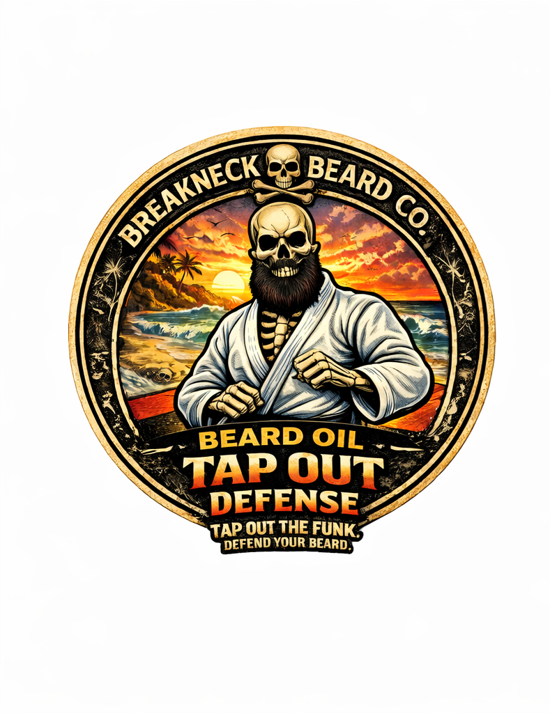 Antibacterial tapout defense beard oil