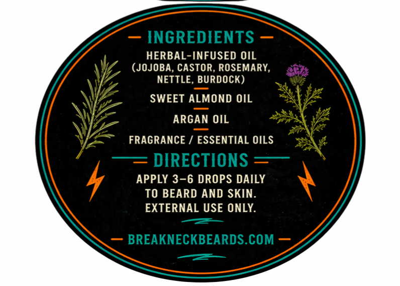 Beard growth oil 1oz